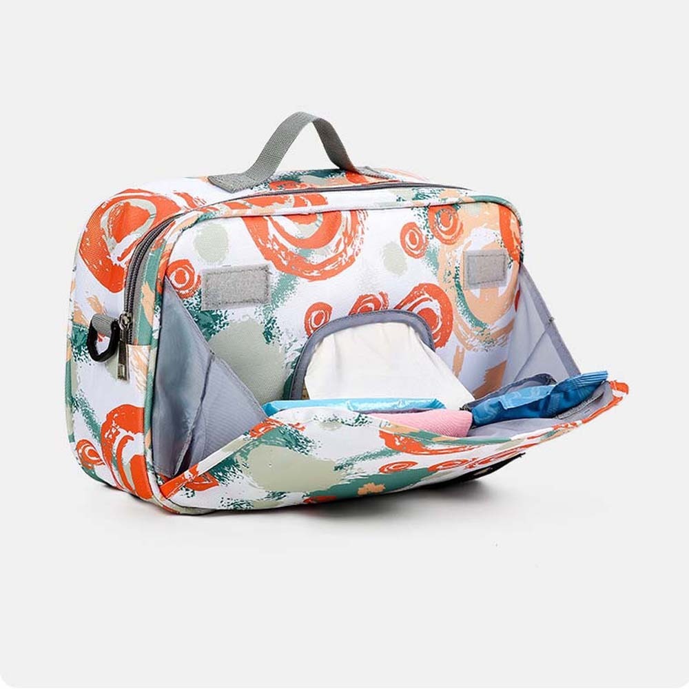 Backpack Diaper Bag - 2 حجم حقيبة تخزين الحفاضات الناعمة
