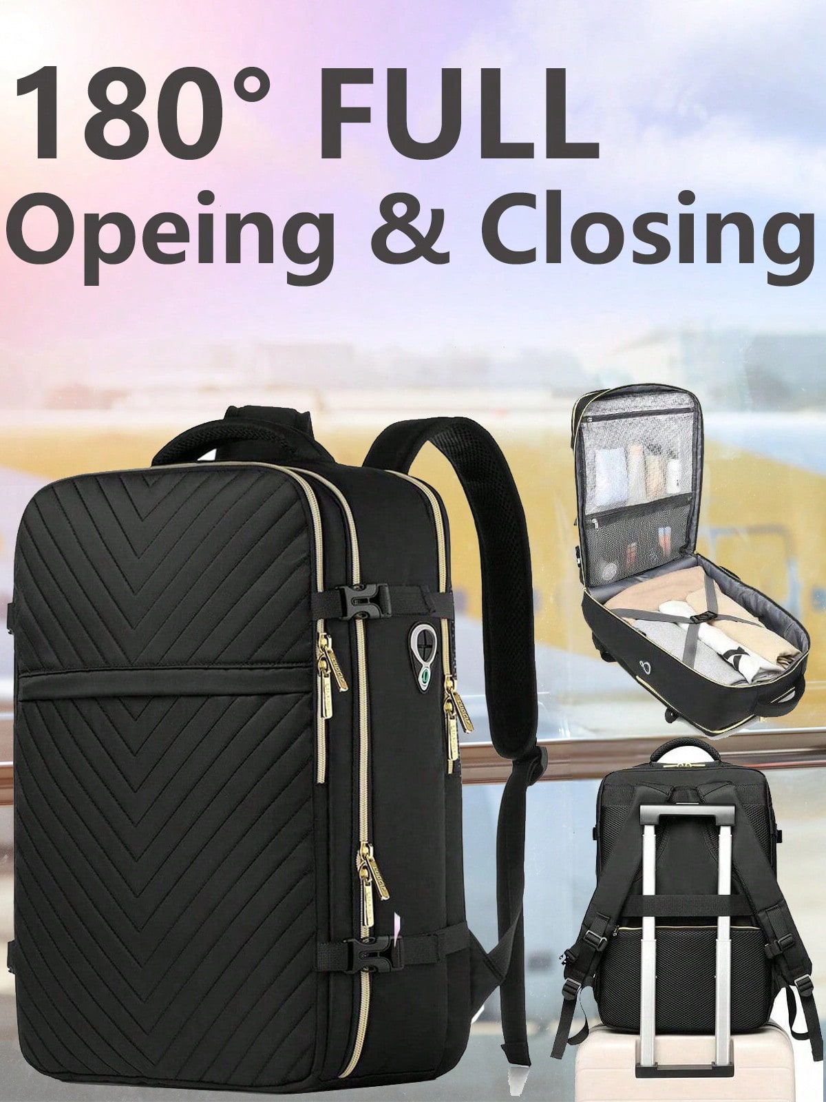 حقيبة ظهر كبيرة للسفر - معتمدة - مراجعة Travel Backpack Anti Theft وسعره